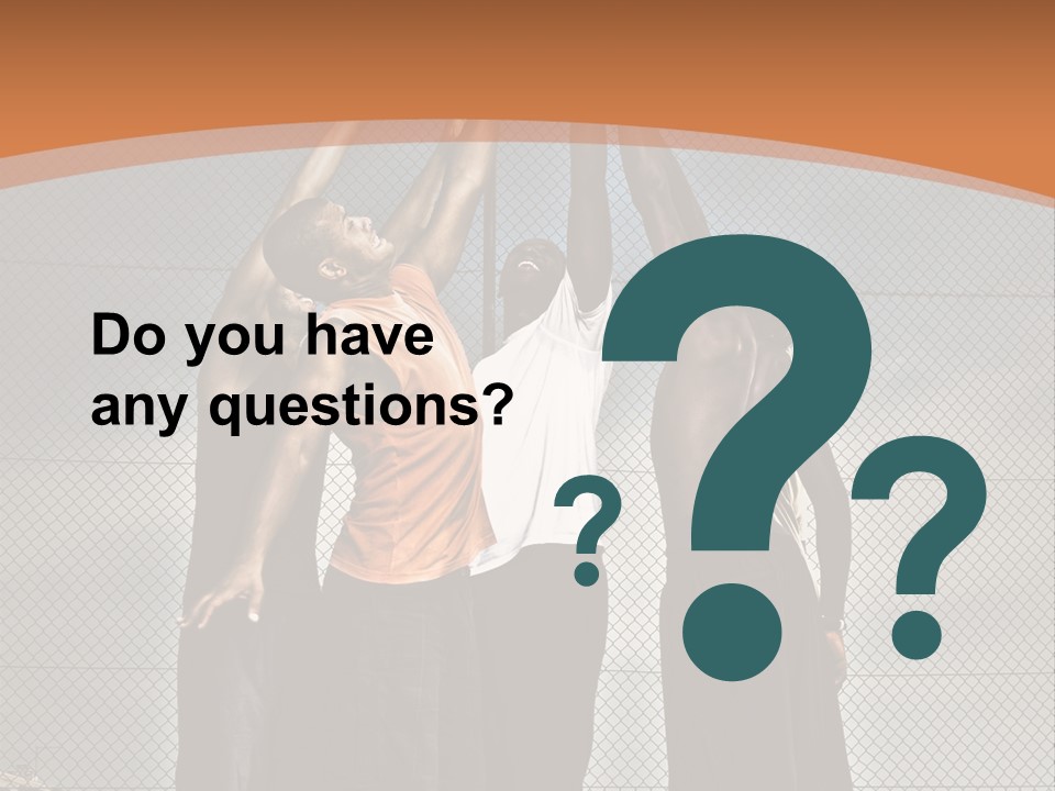 Court Dunk Game PowerPoint Template