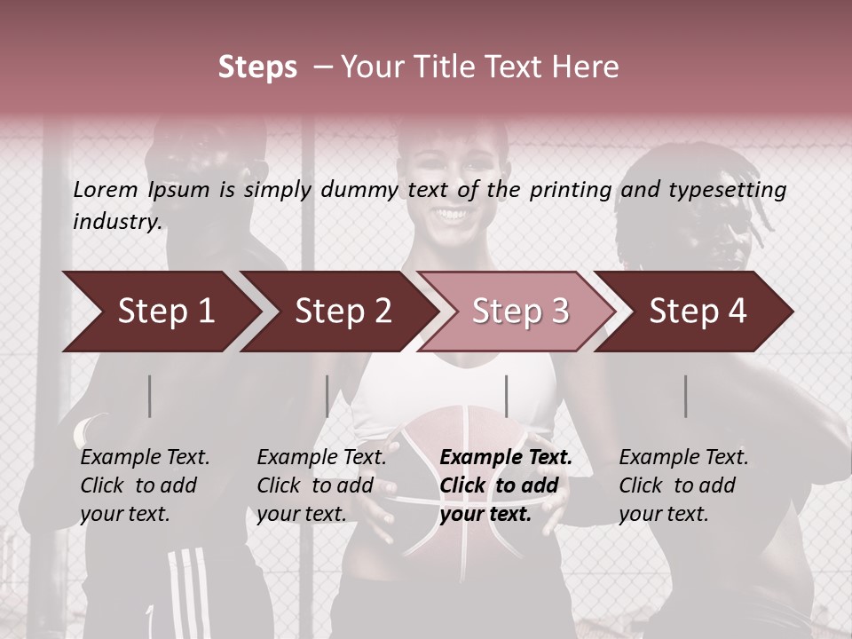 Basket Ball Sport PowerPoint Template