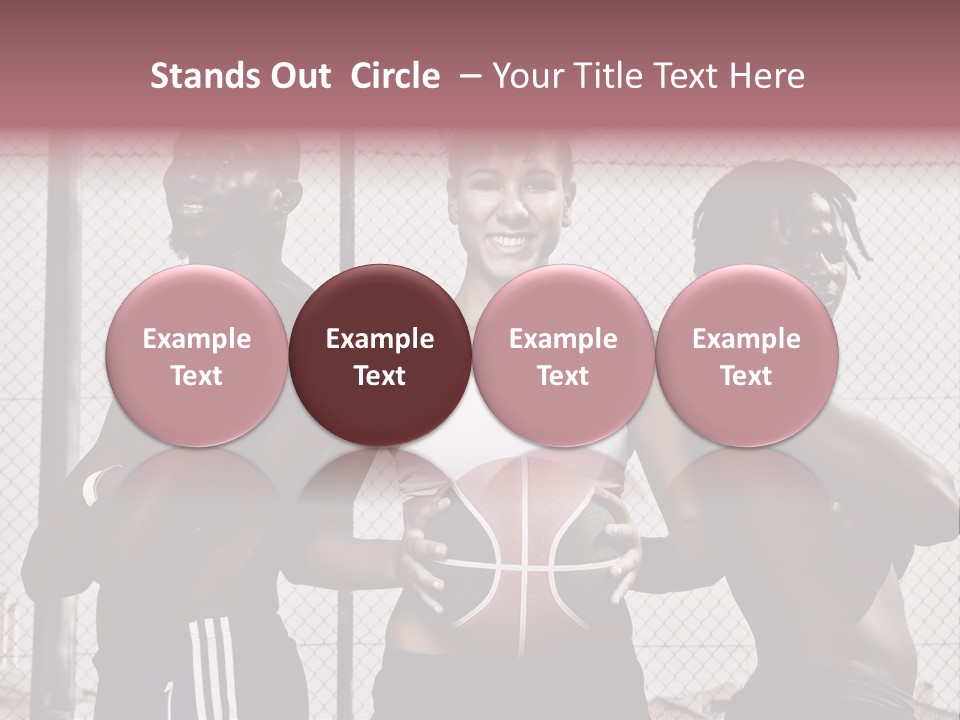 Basket Ball Sport PowerPoint Template