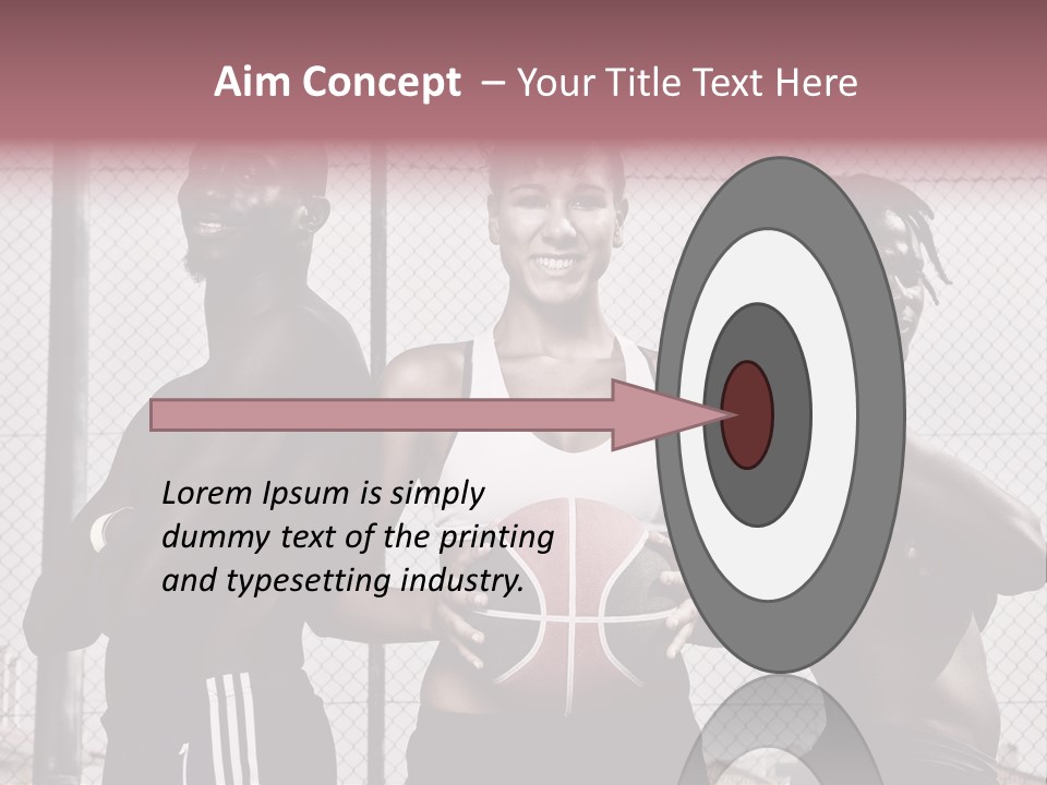Basket Ball Sport PowerPoint Template