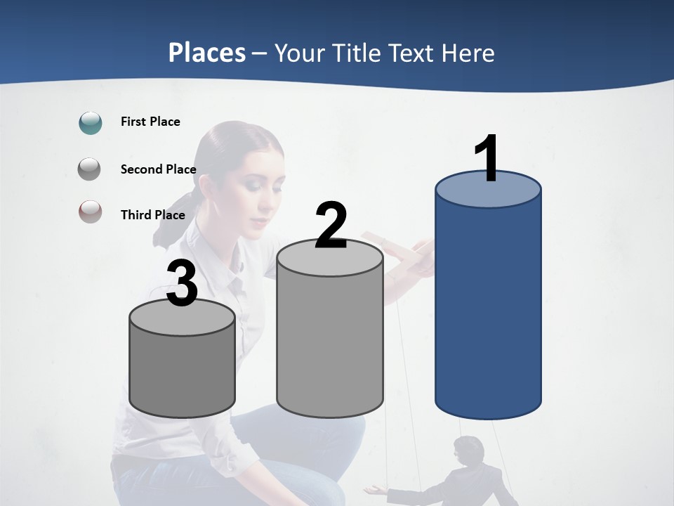 Formal Female Boss PowerPoint Template