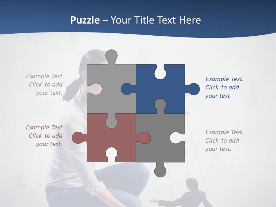 Formal Female Boss PowerPoint Template