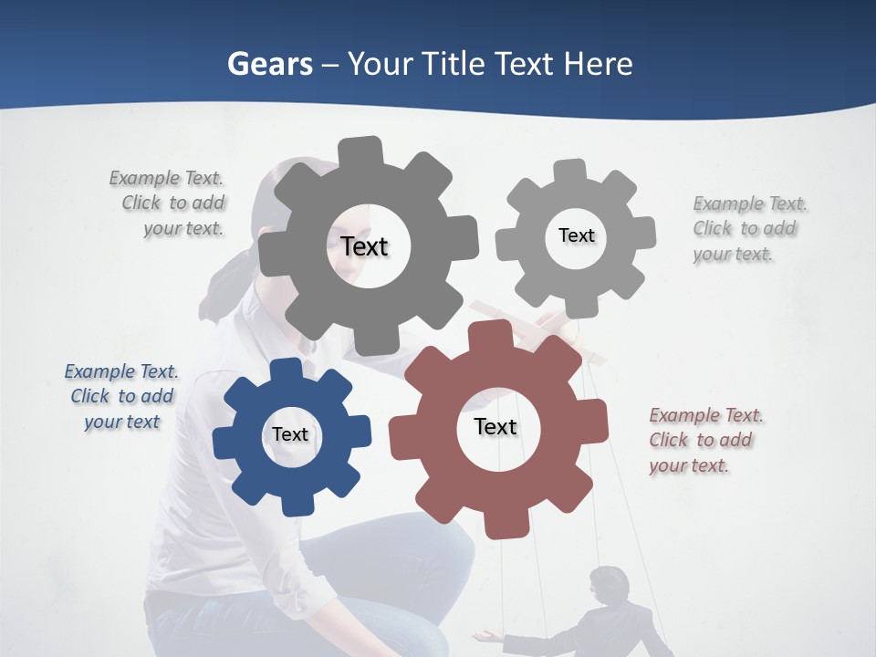 Formal Female Boss PowerPoint Template