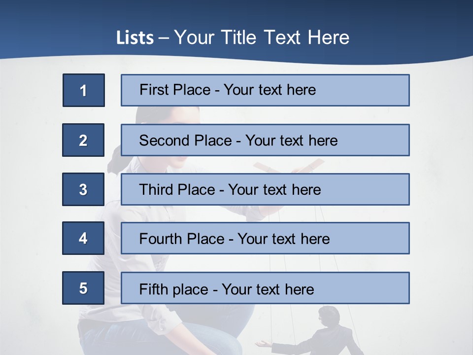 Formal Female Boss PowerPoint Template