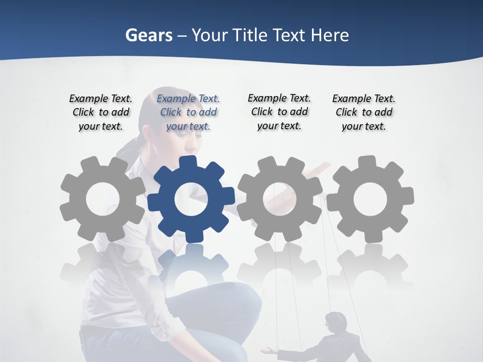 Formal Female Boss PowerPoint Template