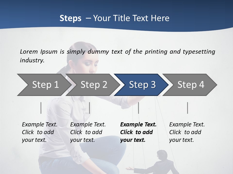 Formal Female Boss PowerPoint Template