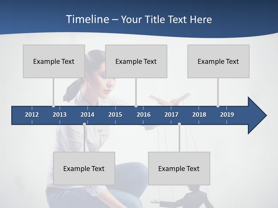 Formal Female Boss PowerPoint Template