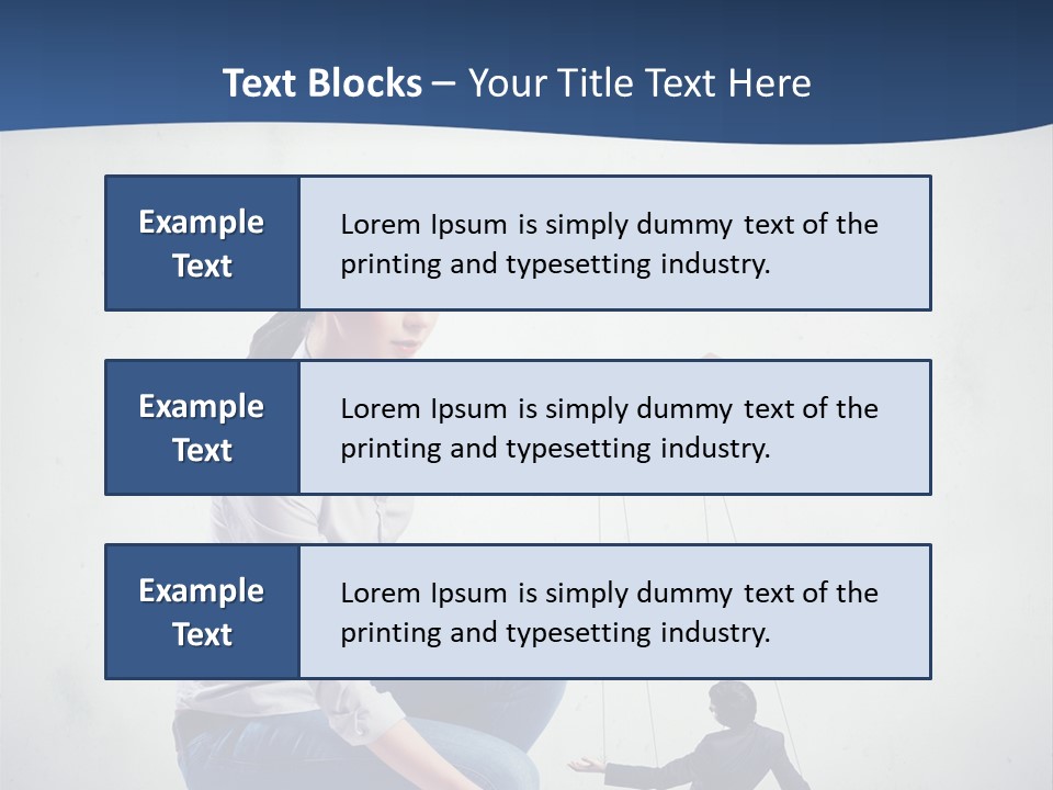 Formal Female Boss PowerPoint Template
