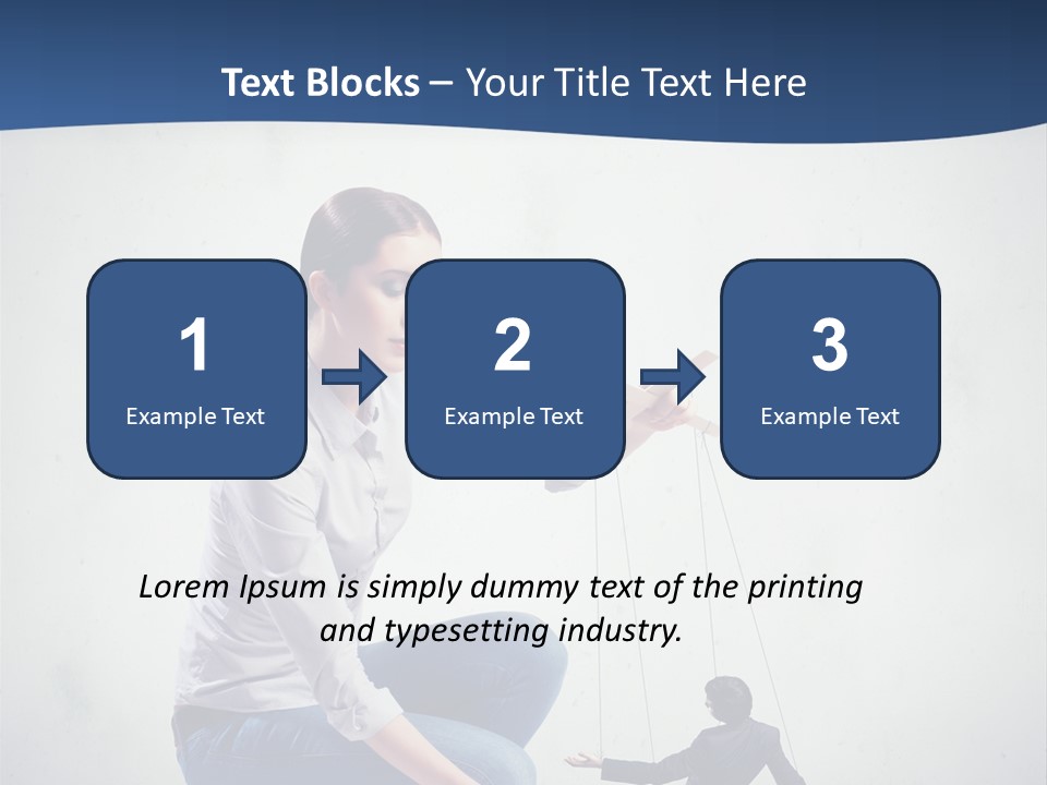 Formal Female Boss PowerPoint Template