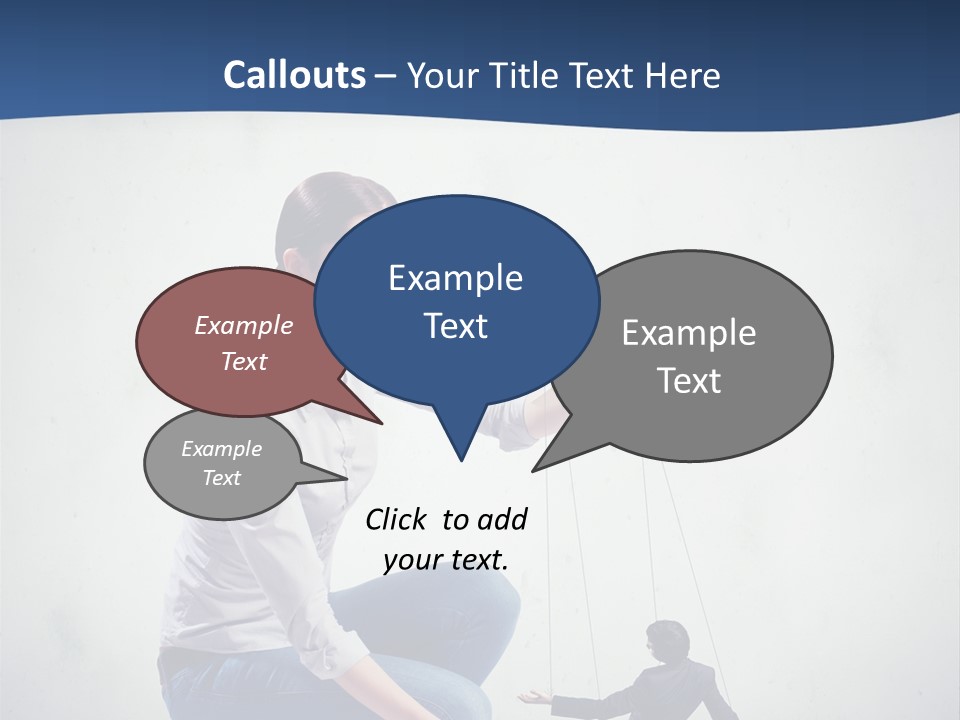 Formal Female Boss PowerPoint Template