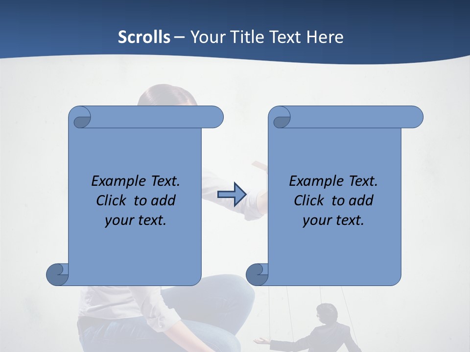 Formal Female Boss PowerPoint Template