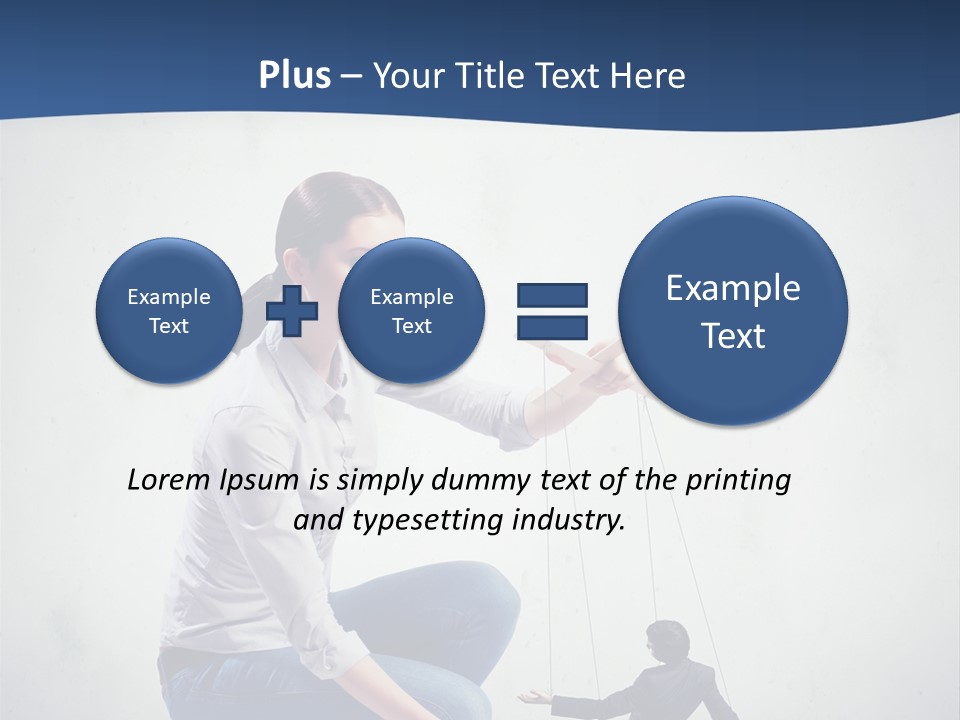 Formal Female Boss PowerPoint Template