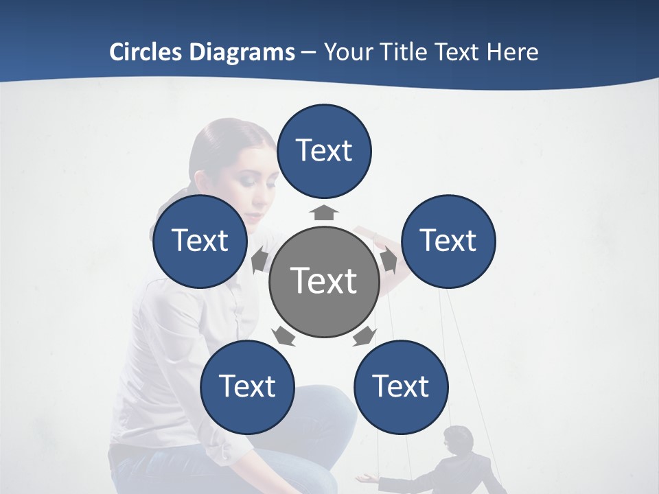 Formal Female Boss PowerPoint Template