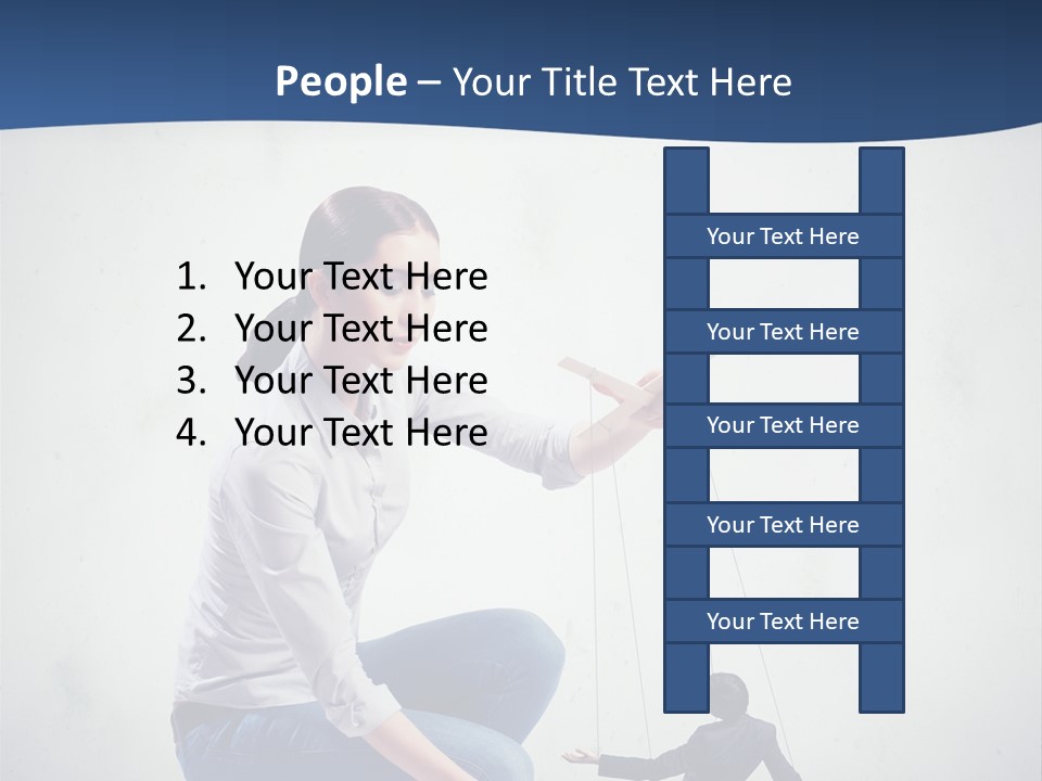 Formal Female Boss PowerPoint Template