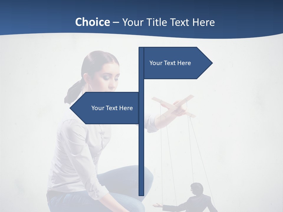 Formal Female Boss PowerPoint Template