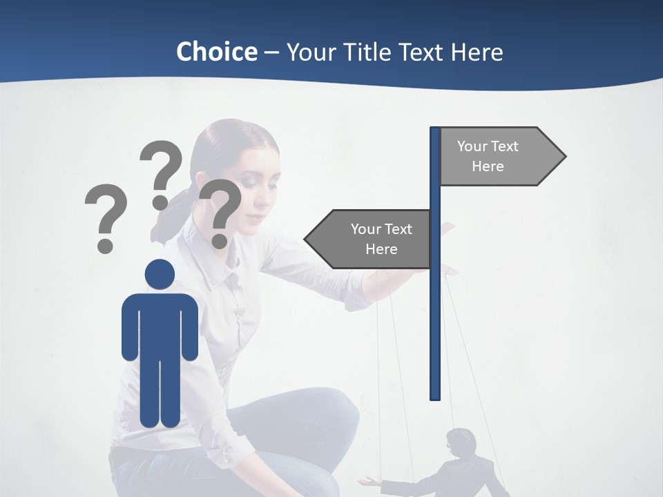 Formal Female Boss PowerPoint Template