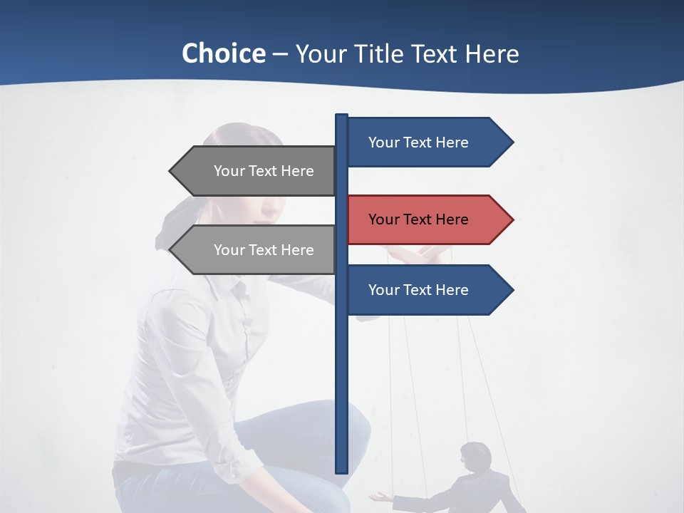 Formal Female Boss PowerPoint Template