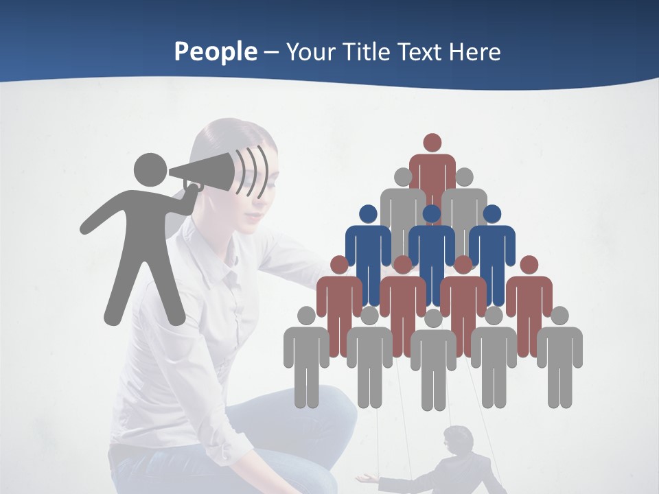 Formal Female Boss PowerPoint Template