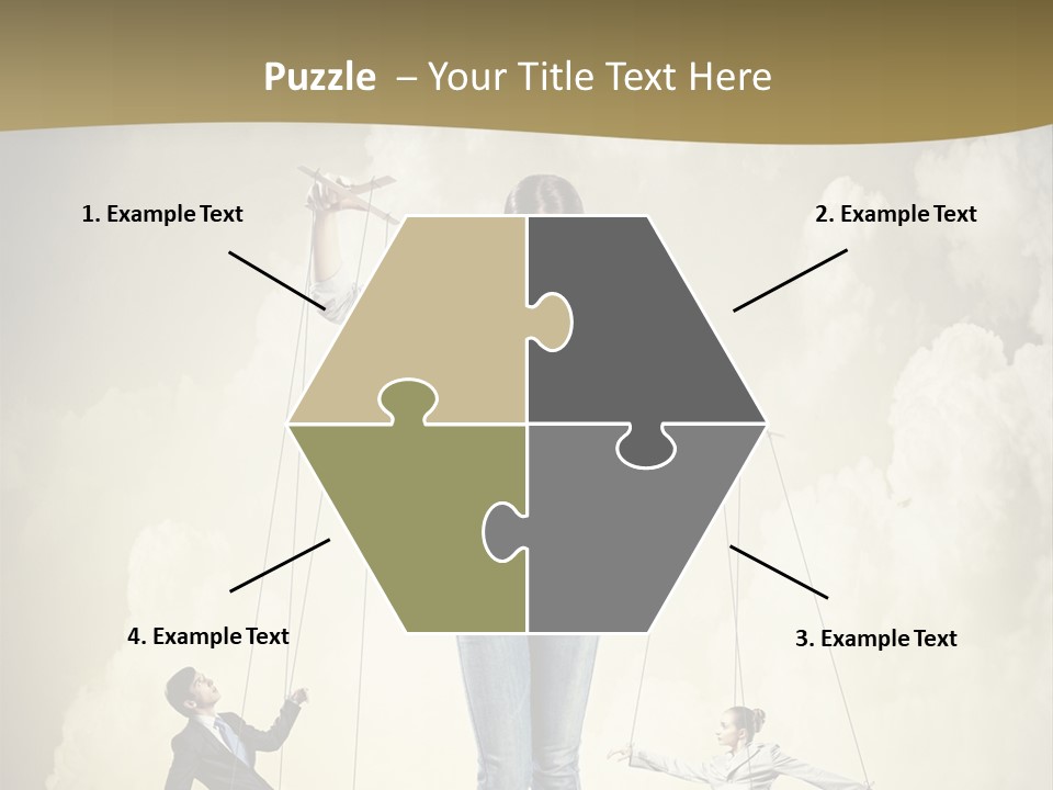 Emotion Caucasian Man PowerPoint Template