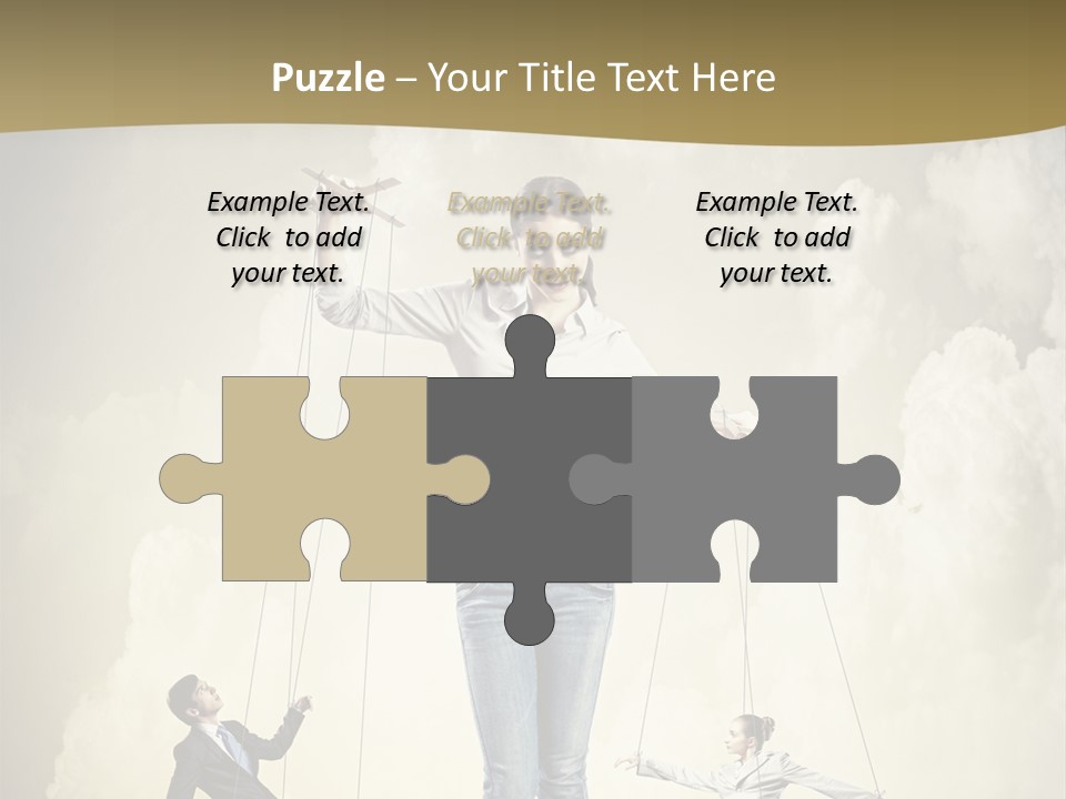 Emotion Caucasian Man PowerPoint Template