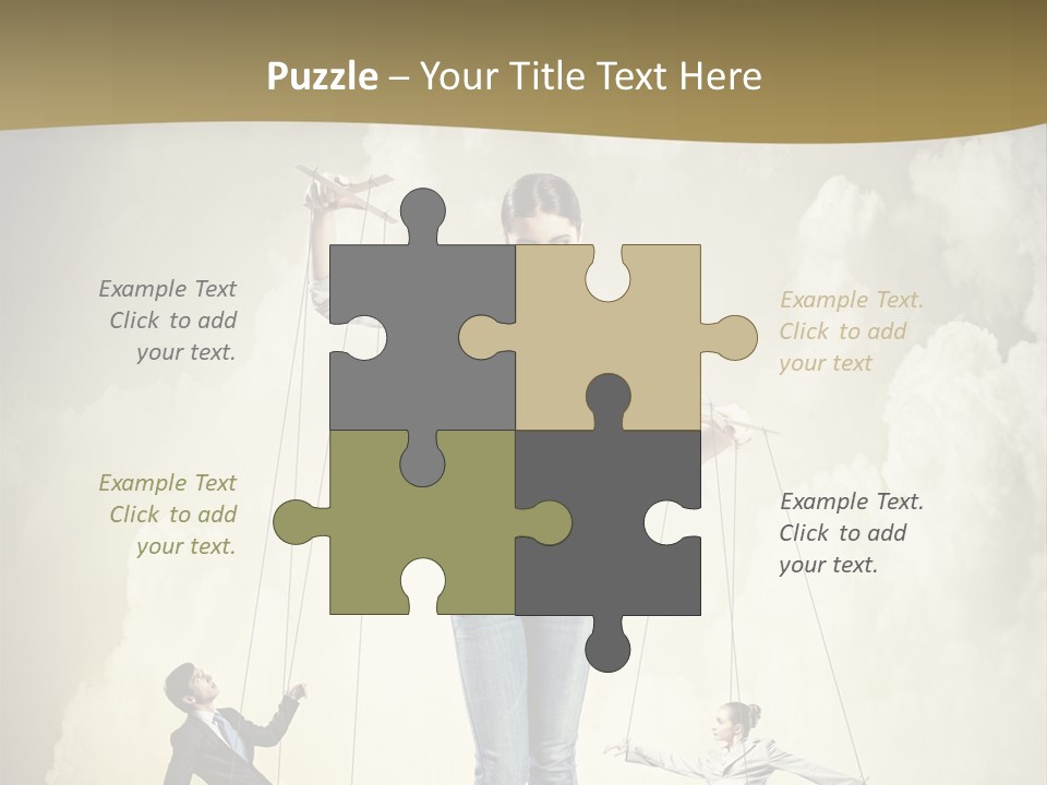 Emotion Caucasian Man PowerPoint Template