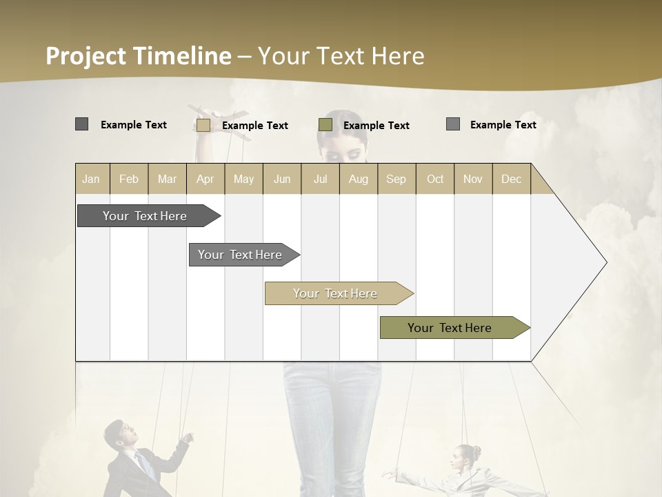 Emotion Caucasian Man PowerPoint Template
