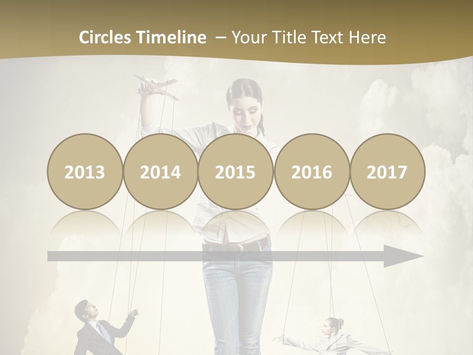 Emotion Caucasian Man PowerPoint Template