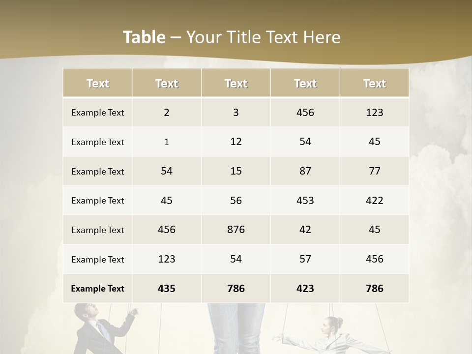 Emotion Caucasian Man PowerPoint Template