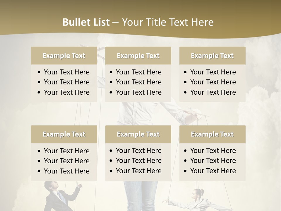 Emotion Caucasian Man PowerPoint Template