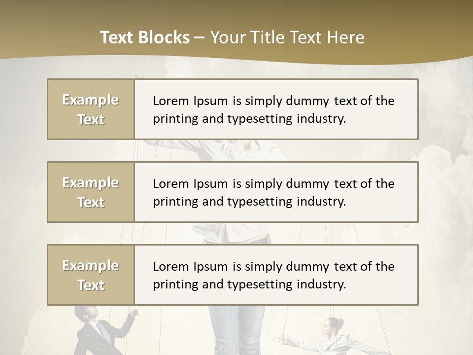 Emotion Caucasian Man PowerPoint Template