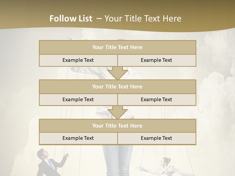 Emotion Caucasian Man PowerPoint Template