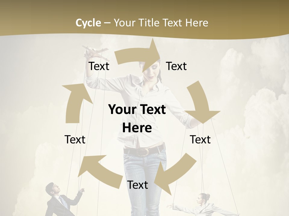 Emotion Caucasian Man PowerPoint Template