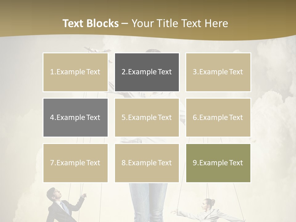 Emotion Caucasian Man PowerPoint Template