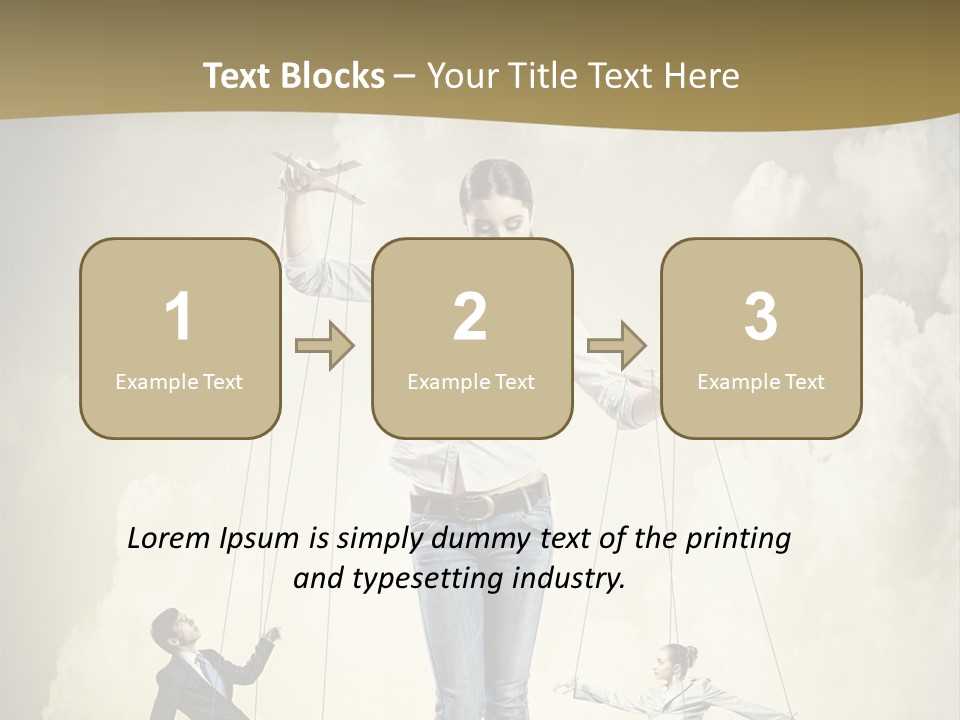 Emotion Caucasian Man PowerPoint Template