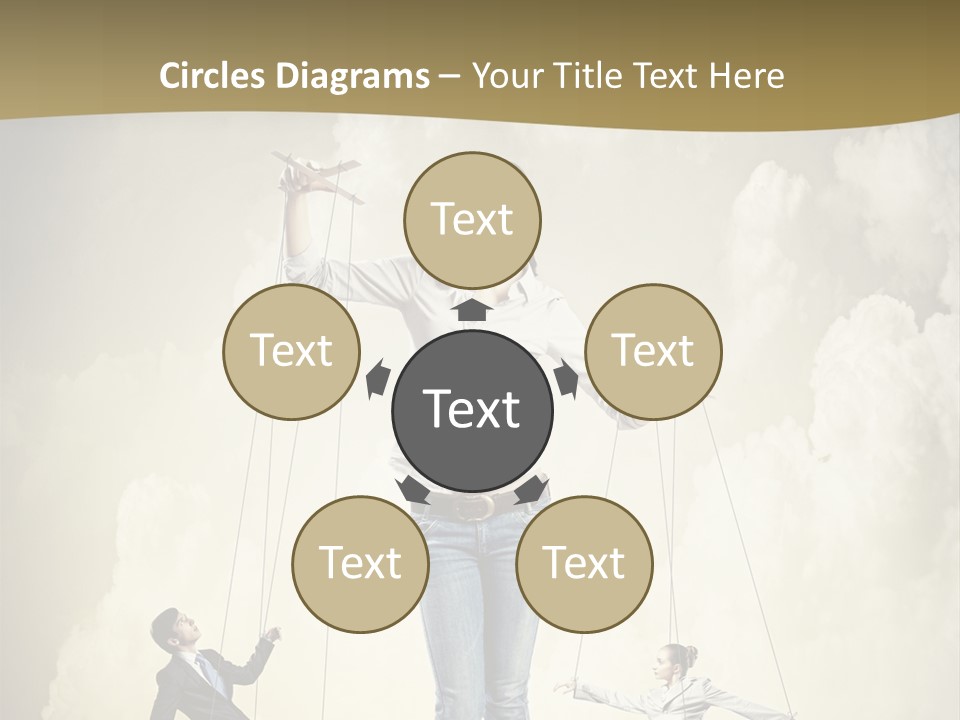 Emotion Caucasian Man PowerPoint Template