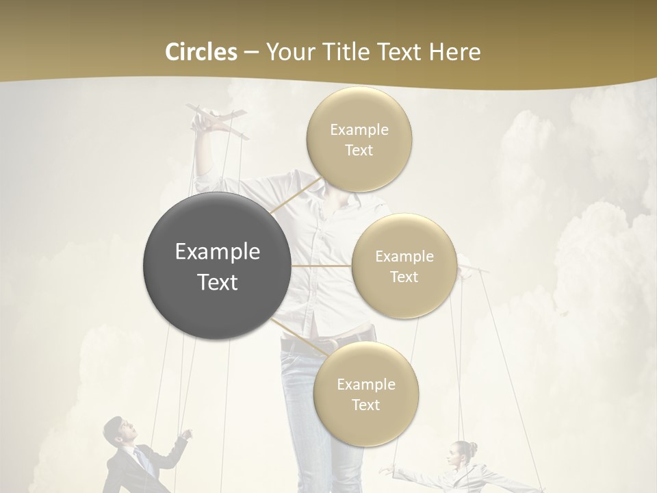 Emotion Caucasian Man PowerPoint Template