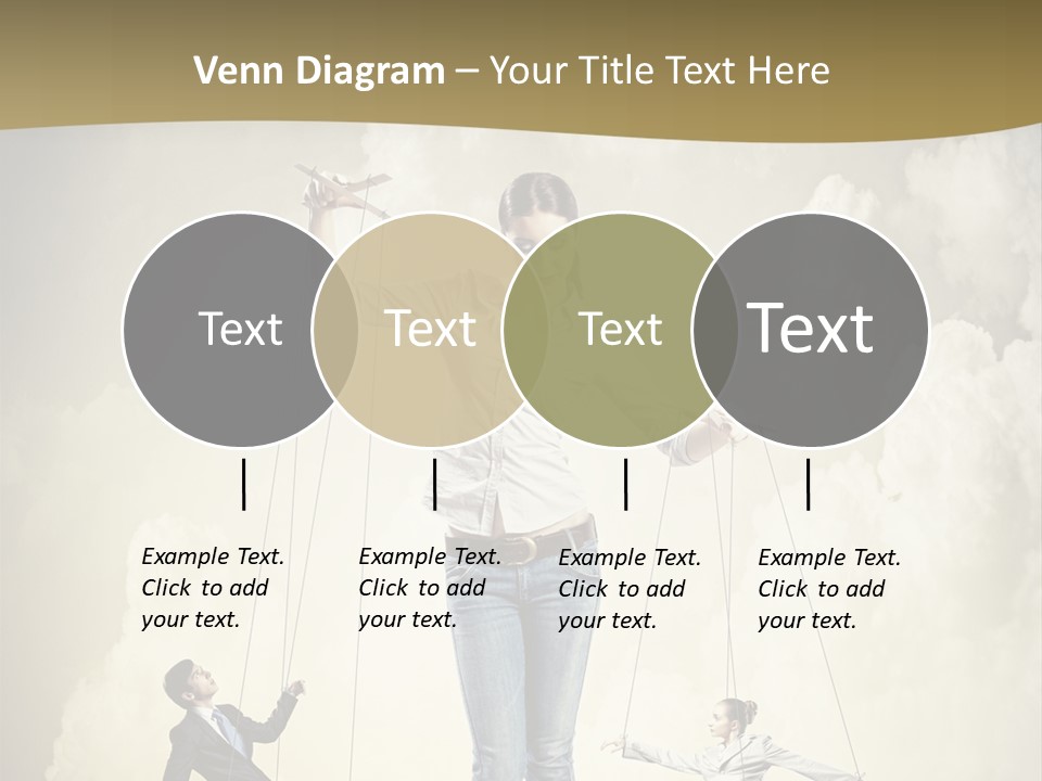 Emotion Caucasian Man PowerPoint Template
