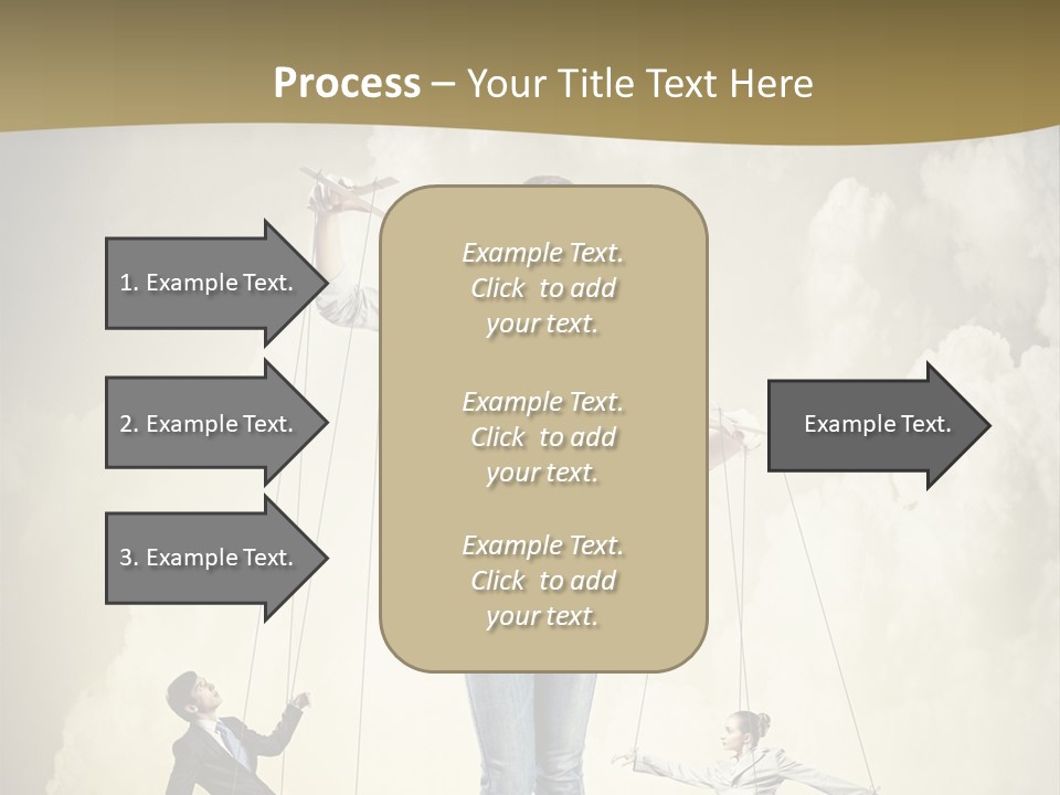 Emotion Caucasian Man PowerPoint Template