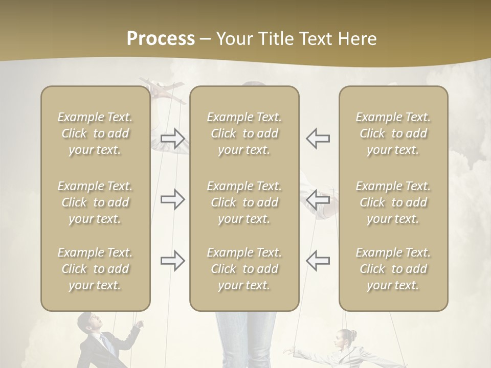 Emotion Caucasian Man PowerPoint Template