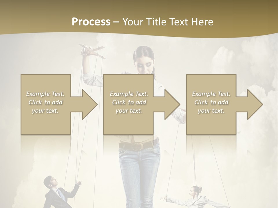 Emotion Caucasian Man PowerPoint Template