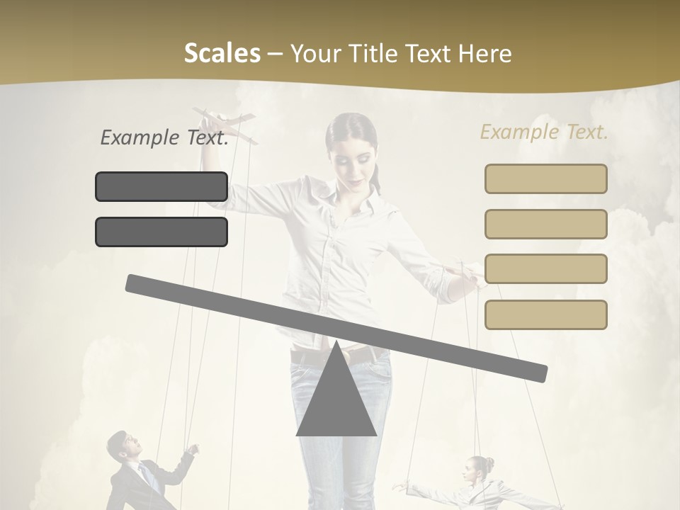 Emotion Caucasian Man PowerPoint Template
