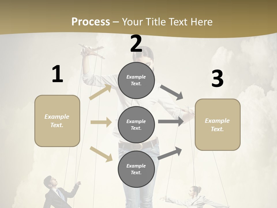 Emotion Caucasian Man PowerPoint Template