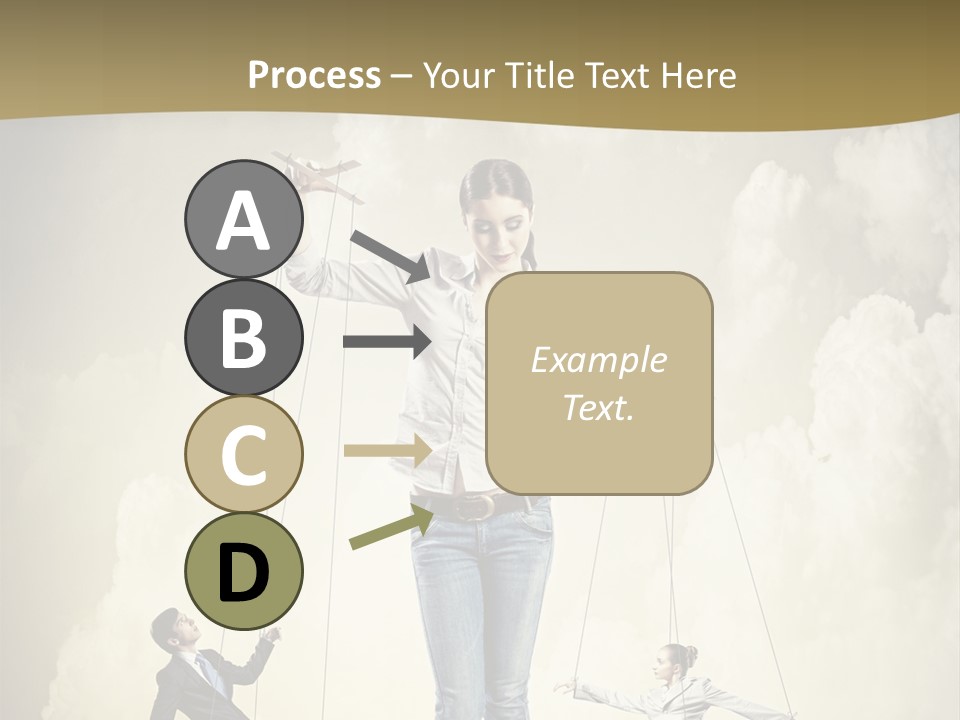 Emotion Caucasian Man PowerPoint Template
