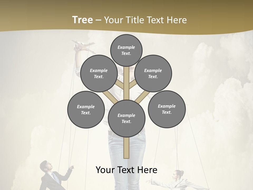 Emotion Caucasian Man PowerPoint Template