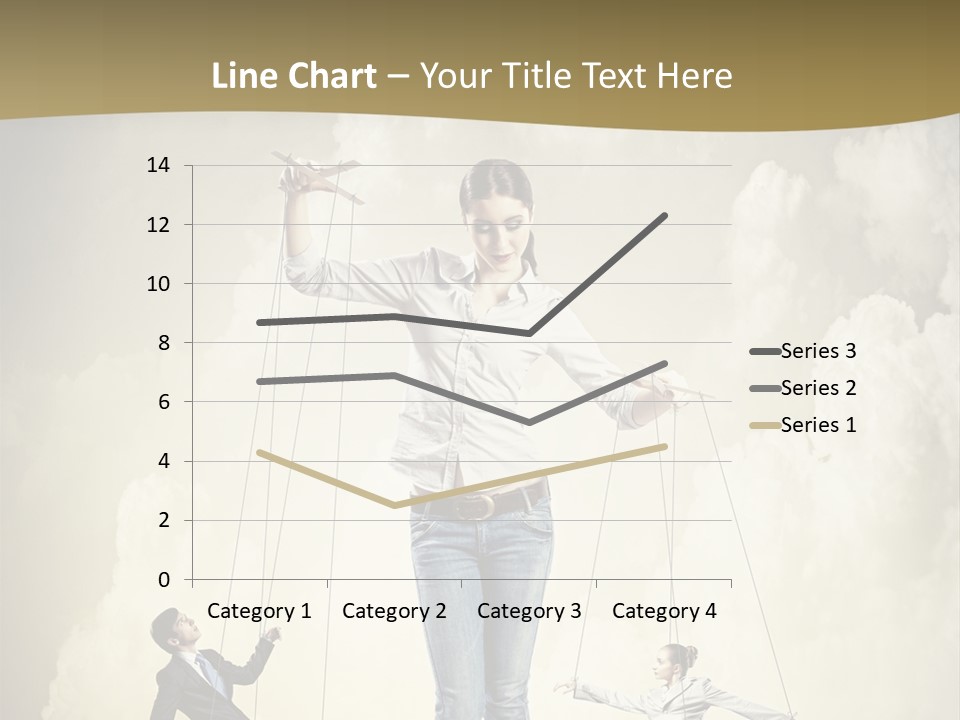 Emotion Caucasian Man PowerPoint Template