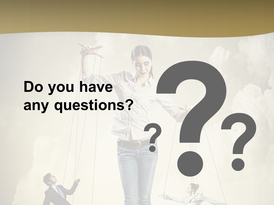 Emotion Caucasian Man PowerPoint Template