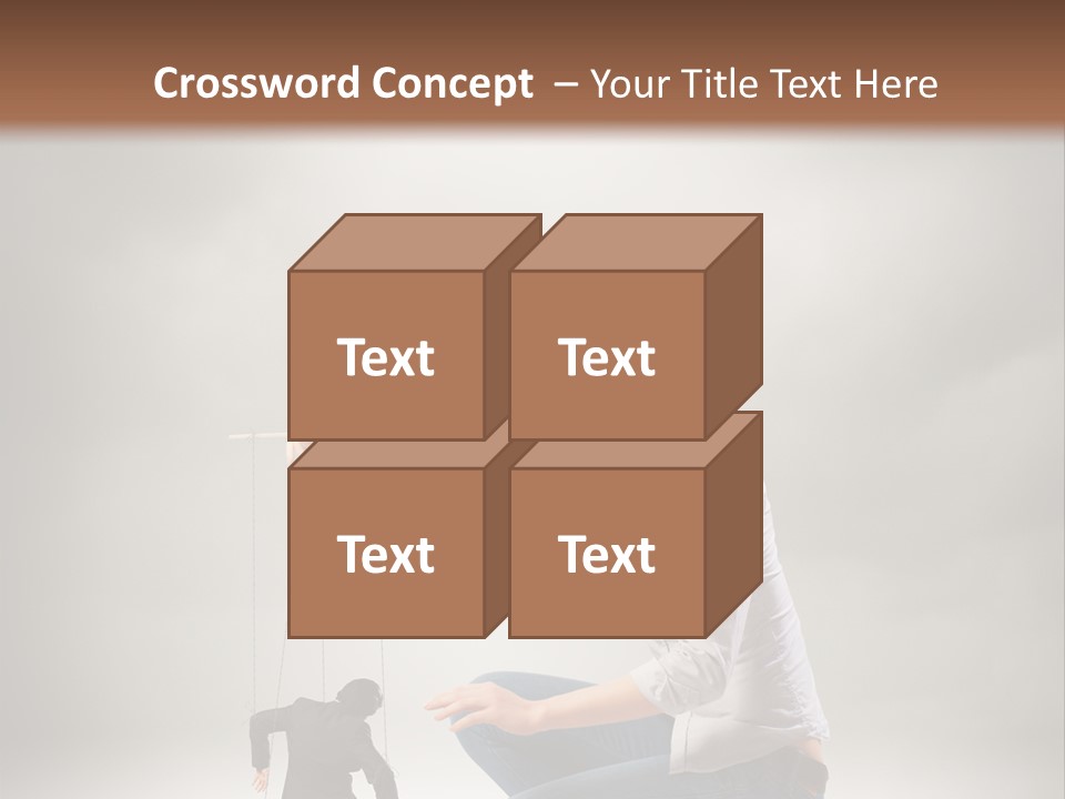 Businessperson Subordinate Tied PowerPoint Template
