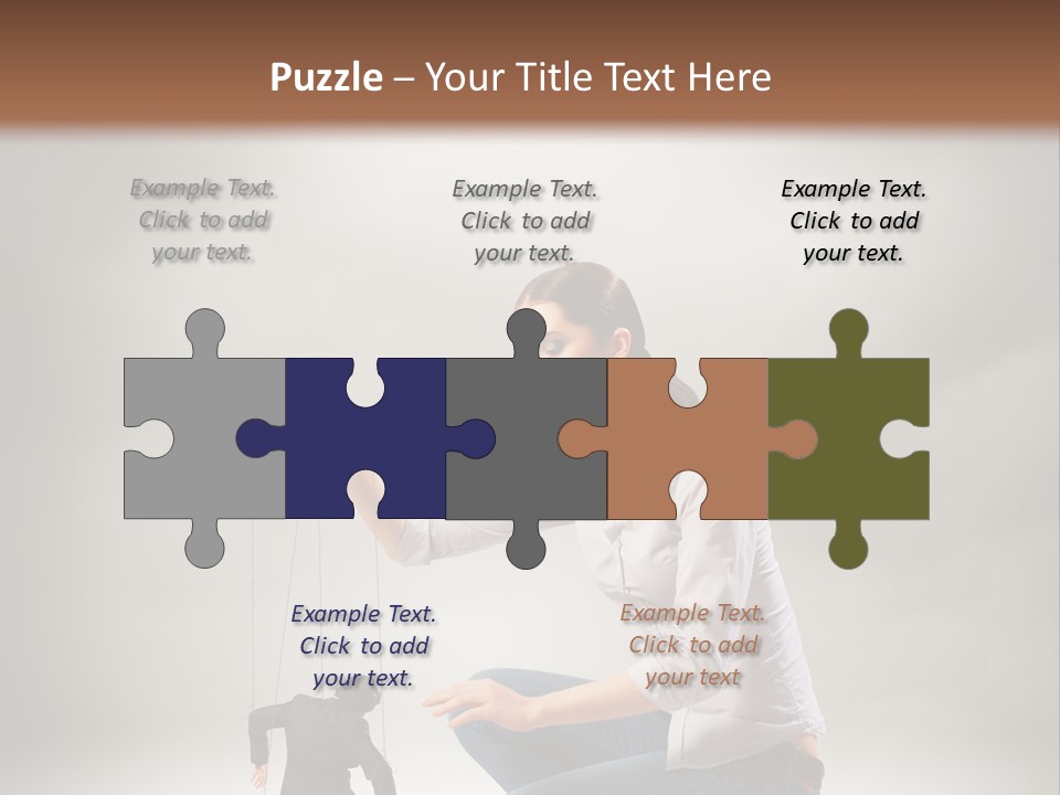 Businessperson Subordinate Tied PowerPoint Template