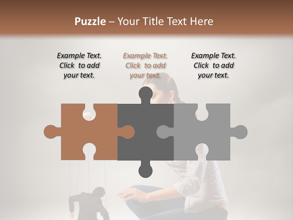 Businessperson Subordinate Tied PowerPoint Template