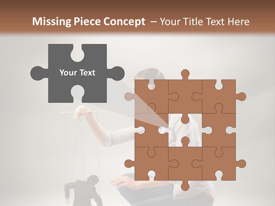 Businessperson Subordinate Tied PowerPoint Template